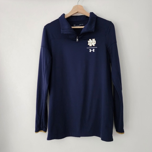 Under Armour Notre Dame Fighting Irish Pullover Top Mens Size S - Picture 1 of 4